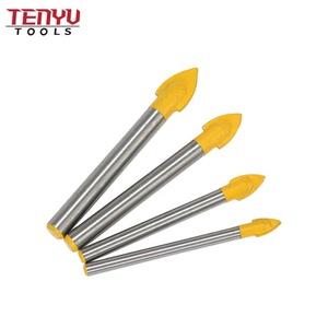 Mũi Khoan Thủy Tinh Gạch Một Đầu Cacbua Thân Tròn Để Khoan Thủy Tinh Gốm - Product Image 2