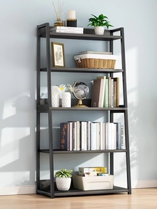 Organizador de brinquedos para armazenamento, prateleira preta de <span class=keywords><strong>4</strong></span> tamanhos para móveis, na cor preta, com estante, estante em metal - Product Image 2