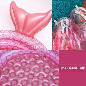 <span class=keywords><strong>Piscine</strong></span> sirène gonflable en PVC 35*<span class=keywords><strong>10</strong></span> pouces couleur rose pour enfants pour <span class=keywords><strong>piscine</strong></span> ronde de jardin intérieur et extérieur - Product Image 4