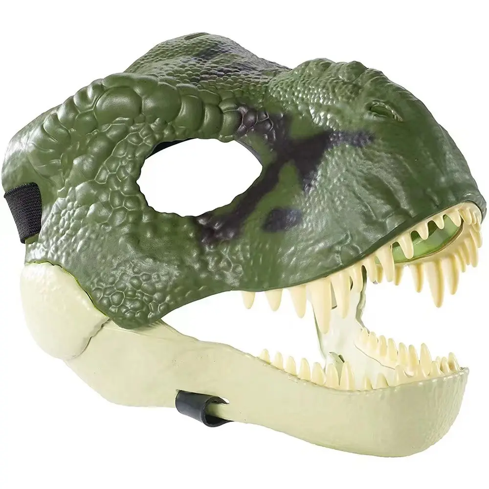 Hot Tyrannosaurus Rex Toy Halloween Face Realistic Dinosaur Mask For Halloween Party Decorations