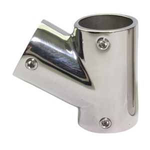 Herraje marino de acero inoxidable 316 de alta resistencia para toldo bimini, con riel de montaje, mordaza articulada deslizante para tubo de 7/8 pulgadas, accesorio para toldo de yate y barco - Product Image 5