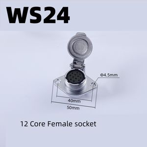 Conector de Aviación WS24 Serie TC/ZG |   Conector Rectangular Macho y Hembra |   Conector de Cable con Prensaestopas para Cableado de Mangueras Plásticas - Product Image 2
