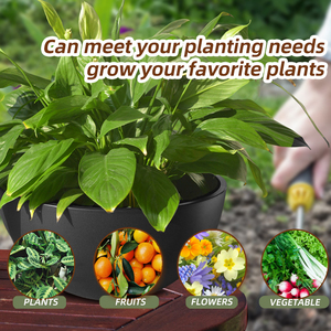 Pots de fleurs ronds en plastique pour plantes succulentes Panier suspendu de style jardin pour bureau ou bureau Facile à <span class=keywords><strong>accrocher</strong></span> sur le bureau - Product Image 2