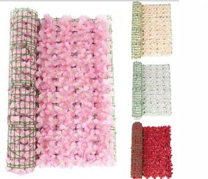 EG-A225人造绣球花和爬行常春藤树篱婚礼和复活节护栏装饰绣球花和常春藤墙树篱 - Product Image 1