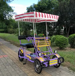 <span class=keywords><strong>Vélo</strong></span> Surrey de style nouveau avec siège pour enfants/pour <span class=keywords><strong>vélo</strong></span> <span class=keywords><strong>tandem</strong></span> à <span class=keywords><strong>4</strong></span> <span class=keywords><strong>places</strong></span> - Product Image 1