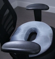 Coussin de siège en mousse à mémoire de forme avec gel rafraîchissant pour soulager la douleur du coccyx, coussin orthopédique pour le coccyx, coussin de soulagement de la pression pour la sciatique, voiture