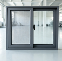 Ventanas Corredizas Horizontales de Aleación de Aluminio con Rotura de Puente Térmico, Doble Acristalamiento de Vidrio Templado, Plegables e Integradas con Acero Inoxidable para Hotel