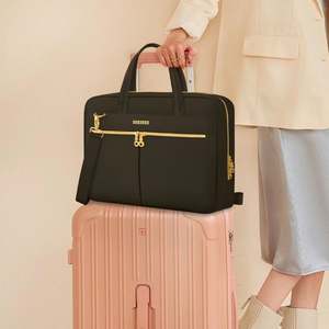 Maletín para portátil de mujer con muestra gratis, organizador de documentos de negocios para 13,3, 14, 15,6 pulgadas, bolsos de hombro para portátil - Product Image 2