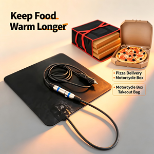 Plaque chauffante électrique en silicone 12V 100W pour sac de livraison de pizza élément chauffant durable pour la construction et l'industrie - Product Image 5