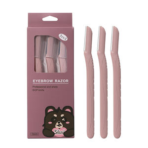 Logo personnalisé 3 pièces/ensemble femmes S052 pliant sourcil tondeuse ensemble <span class=keywords><strong>visage</strong></span> épilateur sourcils <span class=keywords><strong>rasoir</strong></span> maille lame sourcil <span class=keywords><strong>rasoir</strong></span> ensemble - Product Image 6