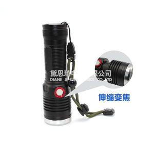 Lampe torche rechargeable DaskFire L2 10W LED avec zoom et chargement USB pour utilisation en extérieur - Product Image 4