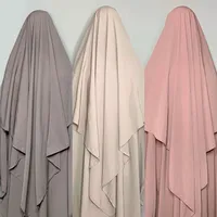 Novo fabricante de design feito com laço traseiro khimar, roupas musculinas bem feitas com amarrar, hijab jilb khimar, 2021