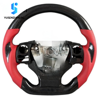 Volant de voiture chauffant personnalisé en fibre de carbone avec LED pour Lexus Is250/Is350/Ls430/GS350/gs300/ct200h F Sport 2014 2015 2016 2017