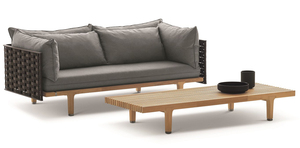adecuados de polietileno de patio al aire libre vientos salón sofá con una larga <span class=keywords><strong>mesa</strong></span> de mimbre/muebles de mimbre conjuntos - Product Image 4