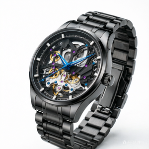 Reloj Mecánico Automático de Lujo para Hombre, Marca de Primera Calidad, Resistente al Agua, Acero Inoxidable 3BAR, Esqueletizado, Luminoso, Miyota - Product Image 4