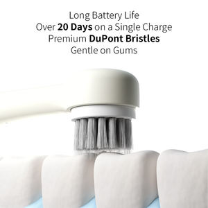 Fabricante de cepillos de dientes eléctricos recargables giratorios Color personalizado y logotipo Tipo sónico para la higiene bucal diaria - Product Image 4