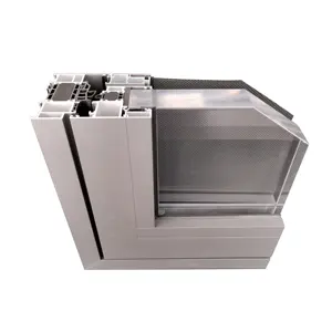 Made in China with low prices 6063-T5 aluminum window and door profile extruded aluminum profile supplier