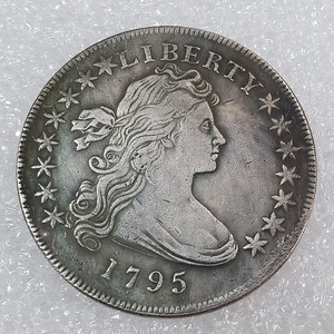 Moneda <span class=keywords><strong>de</strong></span> dólar estadounidense <span class=keywords><strong>de</strong></span> los años 1795, 1796, 1797 y 1798, reproducción <span class=keywords><strong>de</strong></span> la moneda Liberty Americana, colección <span class=keywords><strong>de</strong></span> <span class=keywords><strong>Estados</strong></span> <span class=keywords><strong>Unidos</strong></span>, regalos <span class=keywords><strong>de</strong></span> recuerdo - Product Image 1