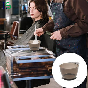 طقم أدوات تلوين الشعر للحلاقين مع شعار مخصص، وعاء وفرشاة وردية اللون، مجموعة أدوات تصفيف وصبغ الشعر مع غطاء للأذن - Product Image 3