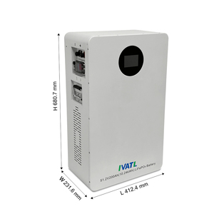 Batterie domestique empilable LiFePO4 51,2 V 200 Ah 10,24 kWh <span class=keywords><strong>pour</strong></span> maisonnette hors réseau - Product Image 4