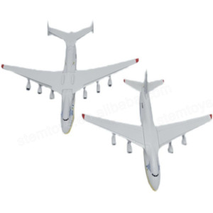 Antonov 225 mriya mô hình máy bay Ukraine sơn nhự<span class=keywords><strong>a</strong></span> cao cấp 42cm 1:200 hãng hàng không lớn một 225 Bộ mô hình máy bay lưu niệm - Product Image 6