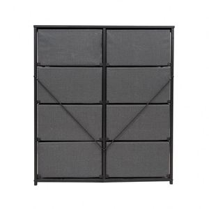 Living Room Fabric <b>Cabinets</b> Freestanding Durable Stainless Steel MDF Panel <b>Pine</b> Various Color Hua Cheng HC8BC 8 Drawers - Product Image 3