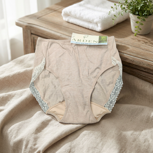 [Incity] Camisola con encaje tipo boyshort para mujer (IPT6543A) Tejido sólido transpirable fino de tiro medio lavable a máquina - Product Image 3