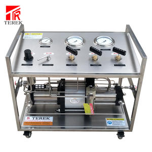 Pompe à air à <span class=keywords><strong>double</strong></span> action haute pression TEREK GU-GTC, contrôleur de pression numérique, cadre en acier inoxydable, garantie de 24 mois - Product Image 1