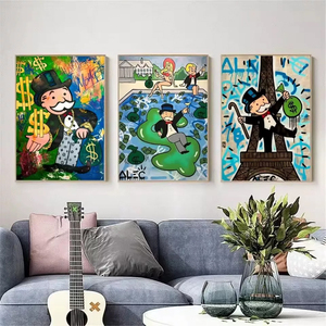 Póster Decorativo de Lona de Lujo <span class=keywords><strong>Monopoly</strong></span> Millionaire, Arte Ecológico para Interiores - Product Image 6