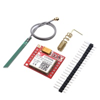 Module GPRS GSM SIM800L Quad-band avec Port Série TTL, Interface IPX, Antenne PCB et Micro Carte SIM pour Arduino et Smartphone