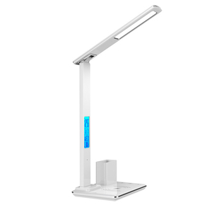 Innovative Multifunctional LED Desk <b>Lamp</b>: Touch, Calendar,15W Wireless <b>Charging</b>, Transparent Design-A Must-Have for Smart Living - Product Image 1