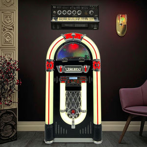 Style rétro numérique <span class=keywords><strong>Jukebox</strong></span> tourne-disque vinyle station de musique commerciale multifonctionnelle canal stéréo électronique grand public - Product Image 3