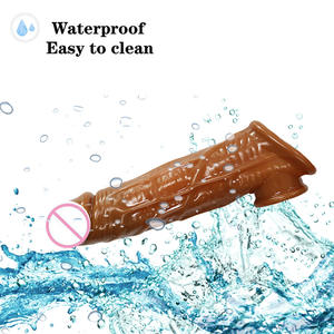 Männliches künstliches Kondom zur Erhöhung der Größe des Penis Adult <span class=keywords><strong>Sex</strong></span> Toy For Man - Product Image 2