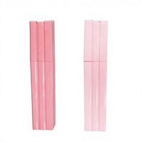 Tubes de brillant à lèvres à rayures carrées personnalisables Emballage cosmétique en plastique transparent avec tige de brosse pour conteneurs de rouge à lèvres OEM