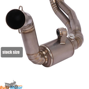 Système d'Échappement pour Moto BMW F650GS F700GS <span class=keywords><strong>F800GS</strong></span> Adventure, Tuyau Avant en Alliage de Titane - Product Image 5