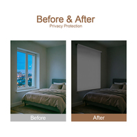 Persianas Enrollables Inalámbricas Opacas, Aislantes Térmicas, Impermeables, con Protección UV, Tamaño Personalizado, para Oficina, Sala de Estar, Fácil Instalación