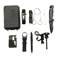 Kit de survie d'urgence multifonction en plein air, Camping, voyage, premiers secours dans la nature, SOS EDC
