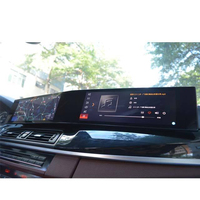 Pour BMW Série 5 CIC 11-12/NBT 13-17, écran central large, navigation Android USB, copilote, double écran
