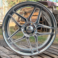 Jantes forgées en aluminium 18x8 20x11.5 22x12 5x4.75 5x5 polies à 5 branches apparentes pour Chevrolet Chevelle Camaro voitures classiques jantes personnalisées