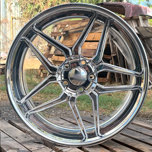 ล้อฟอร์จบิลเล็ต 18x8 20x11.5 22x12 5x4.75 5x5 ขัดเงา ขอบ 5 ก้าน สำหรับรถเชฟโรเลต เชเวลล์ คามาโร รถคลาสสิก ล้อแต่ง - Product Image 2