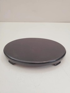 Support à gâteau rond en bois naturel, plateau de service, présentoir pour cupcakes, pâtisseries et événements spéciaux - Product Image 4