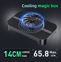 Gamer-X Z-X4 silencieux et silencieux DC 5V USB alimenté routeur ventilateur de refroidissement sans fil TV Box PC ventilateur avec filet de protection et vis