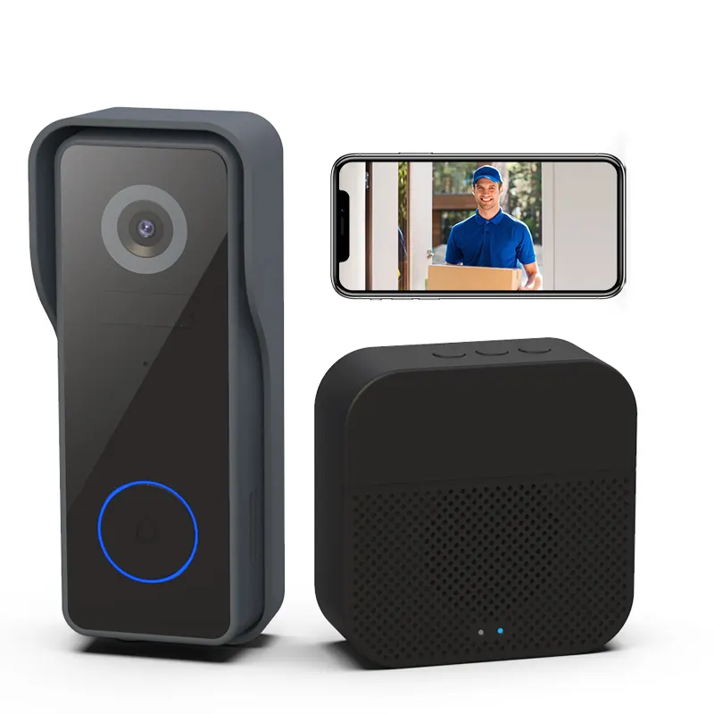 Home Security Wireless Wifi TUYA Smart Visual Remote Video Doorbell Camera Smart Doorbell Camera