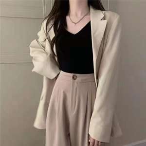 Chaleco Acolchado de Invierno para Mujer, Forrado de Lana Tejida, Grueso y Cálido, Resistente al Frío, Estilo Vintage, Corte Ajustado, Cuello en V, Color Sólido - Product Image 3