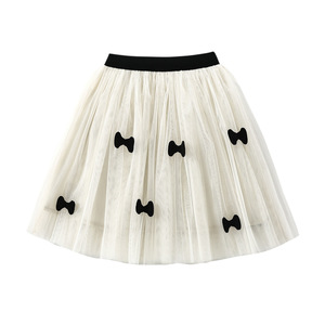 Tutù per Bambine da 3-12 Anni, <span class=keywords><strong>Gonna</strong></span> in <span class=keywords><strong>Tulle</strong></span> Morbido con Fiocco Nero per Danza Classica - Product Image 5