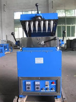 Petite machine commerciale de fabrication de cône de crème glacée de biscuit de sucre de gaufre