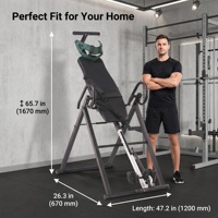 Mesa de Inversión Profesional Ajustable de Alto Rendimiento para Entrenamiento Cervical y de Espalda en Gimnasio