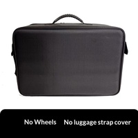 Valise à roulettes professionnelle pour maquilleur(se) et technicien(ne) des ongles, grande capacité, en tissu Oxford, fermeture éclair, style urbain et épuré pour femme