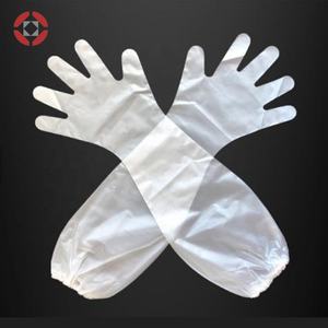 ถุงมือยางเกรดอาหาร60ซม. สีขาวขนาดพิเศษ - Product Image 3