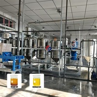 Línea Completa de Refinería de Petróleo Mini, Equipo de Procesamiento Automático de Petróleo Crudo, de Pequeña Capacidad para Fábricas Pequeñas
